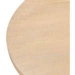 Belinda 60" Solid Wood and Oak Veneer Dining Table in Natural
