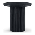 Belinda Oak Veneer And Solid Wood Counter Height Table in Black