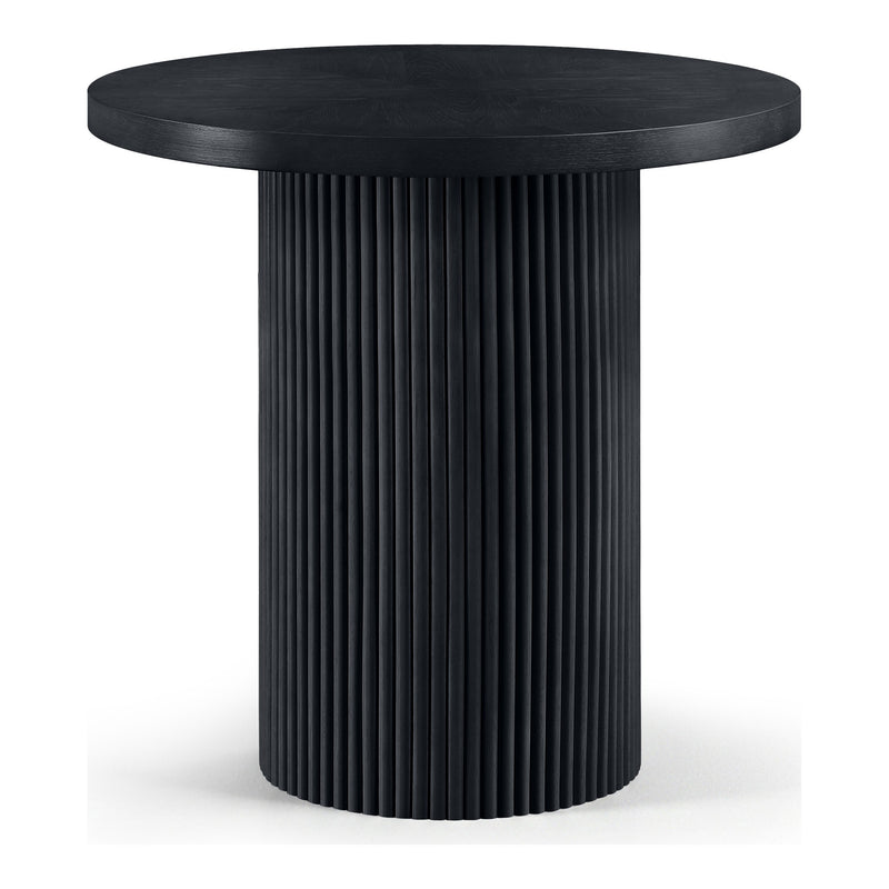 Belinda Oak Veneer And Solid Wood Counter Height Table in Black