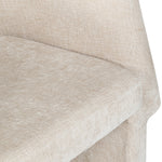 Emmet Chenille Fabric Upholstered Dining / Accent Chair in Beige