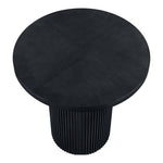 Belinda Oak Veneer And Solid Wood Counter Height Table in Black