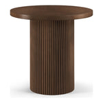 Belinda Oak Veneer And Solid Wood Counter Height Table in Brown