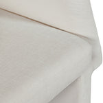 Emmet Chenille Fabric Upholstered Dining / Accent Chair in Cream