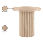 Belinda Oak Veneer And Solid Wood Counter Height Table in Natural