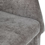 Emmet Chenille Fabric Upholstered Dining / Accent Chair in Grey