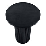 Belinda Oak Veneer And Solid Wood Bar Height Table in Black