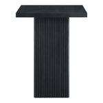 Belinda Oak Veneer And Solid Wood Bar Height Table in Black