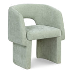 Emmet Chenille Fabric Upholstered Dining / Accent Chair in Mint