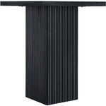Belinda Oak Veneer And Solid Wood Bar Height Table in Black