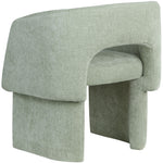 Emmet Chenille Fabric Upholstered Dining / Accent Chair in Mint
