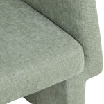 Emmet Chenille Fabric Upholstered Dining / Accent Chair in Mint