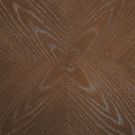 Belinda Oak Veneer And Solid Wood Bar Height Table in Brown