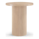 Belinda Oak Veneer And Solid Wood Bar Height Table in Natural