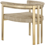 Marcello Velvet Upholstered Dining Chair in Beige