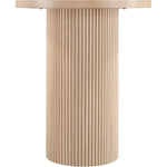 Belinda Oak Veneer And Solid Wood Bar Height Table in Natural