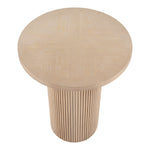 Belinda Oak Veneer And Solid Wood Bar Height Table in Natural