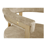 Marcello Velvet Upholstered Dining Chair in Beige