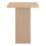 Belinda Oak Veneer And Solid Wood Bar Height Table in Natural