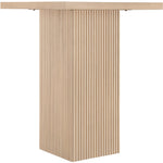 Belinda Oak Veneer And Solid Wood Bar Height Table in Natural