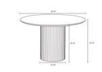 Hathaway 59" Round Dining Table in Black