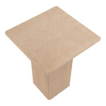 Belinda Oak Veneer And Solid Wood Bar Height Table in Natural