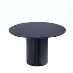 Hathaway 59" Round Dining Table in Black