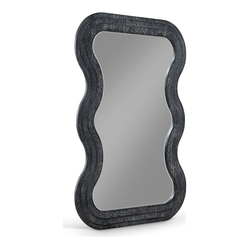 Bellagio Oak Veneer Mirror in Black