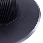 Hathaway 59" Round Dining Table in Black