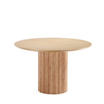 Hathaway 59" Round Dining Table in Natural