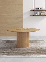 Hathaway 59" Round Dining Table in Natural
