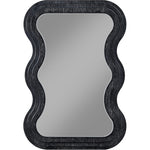 Bellagio Oak Veneer Mirror in Black