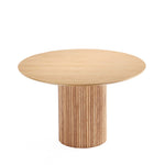 Hathaway 59" Round Dining Table in Natural