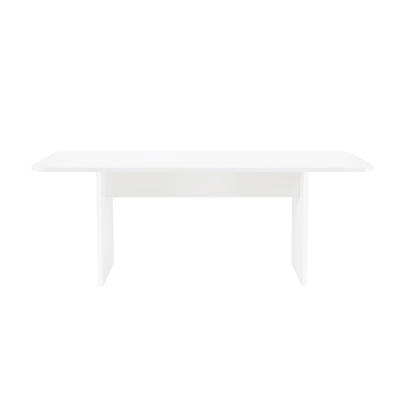 Ella 79" Dining Table in White