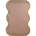 Bellagio Oak Veneer Mirror in Brown