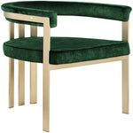 Marcello Velvet Upholstered Dining Chair in Green