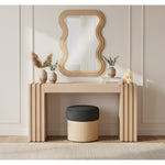 Bellagio Oak Veneer Mirror in Natural
