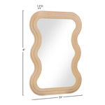 Bellagio Oak Veneer Mirror in Natural