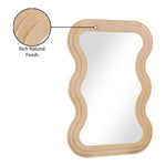 Bellagio Oak Veneer Mirror in Natural