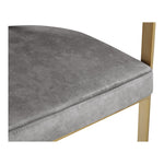Marcello Velvet Upholstered Dining Chair in Grey