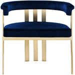Marcello Velvet Upholstered Dining Chair in Navy