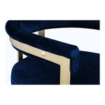 Marcello Velvet Upholstered Dining Chair in Navy