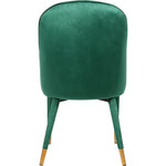 Belle Velvet Upholstered Dining Chair in Green