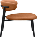 Lupita Vegan Leather Upholstered Dining Chair (760-C) in Cognac