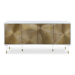 Bellissimo Lacquer Finish And Acrylic Sideboard / Buffet in White