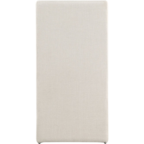 Benson Linen Textured Fabric Upholstered Dining Chair in Beige