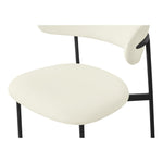 Lupita Vegan Leather Upholstered Dining Chair (760-C) in Cream