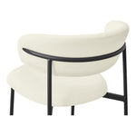 Lupita Vegan Leather Upholstered Dining Chair (760-C) in Cream