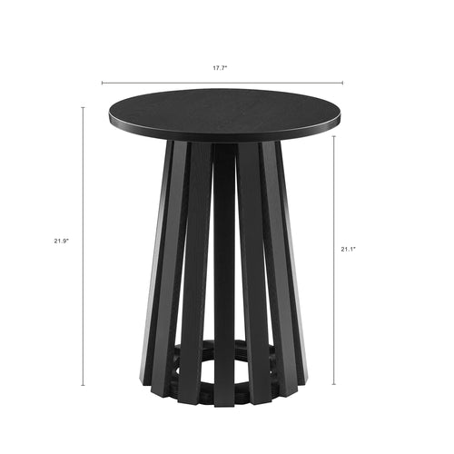 Layla End Table in Black