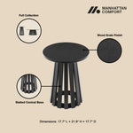 Layla End Table in Black