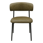 Lupita Vegan Leather Upholstered Dining Chair (760-C) in Olive